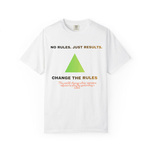 Motivational Graphic T-Shirt — “Change the Rules / Rise Above the Ordinary”