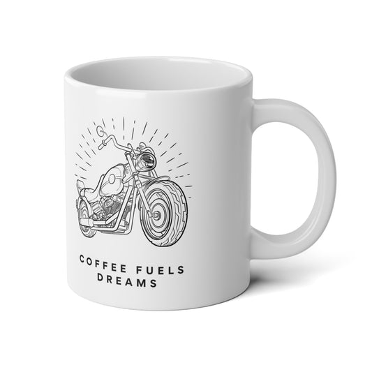 Fueled by Coffee Motorcycle Mug