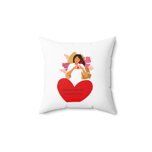 Spun Polyester Throw Cushion