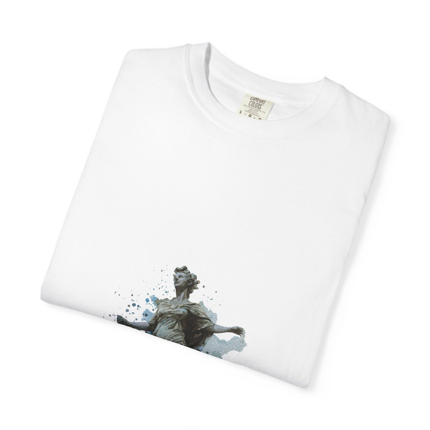 Statue Watercolor T‑Shirt — 'Leave a Mark' Inspirational Tee
