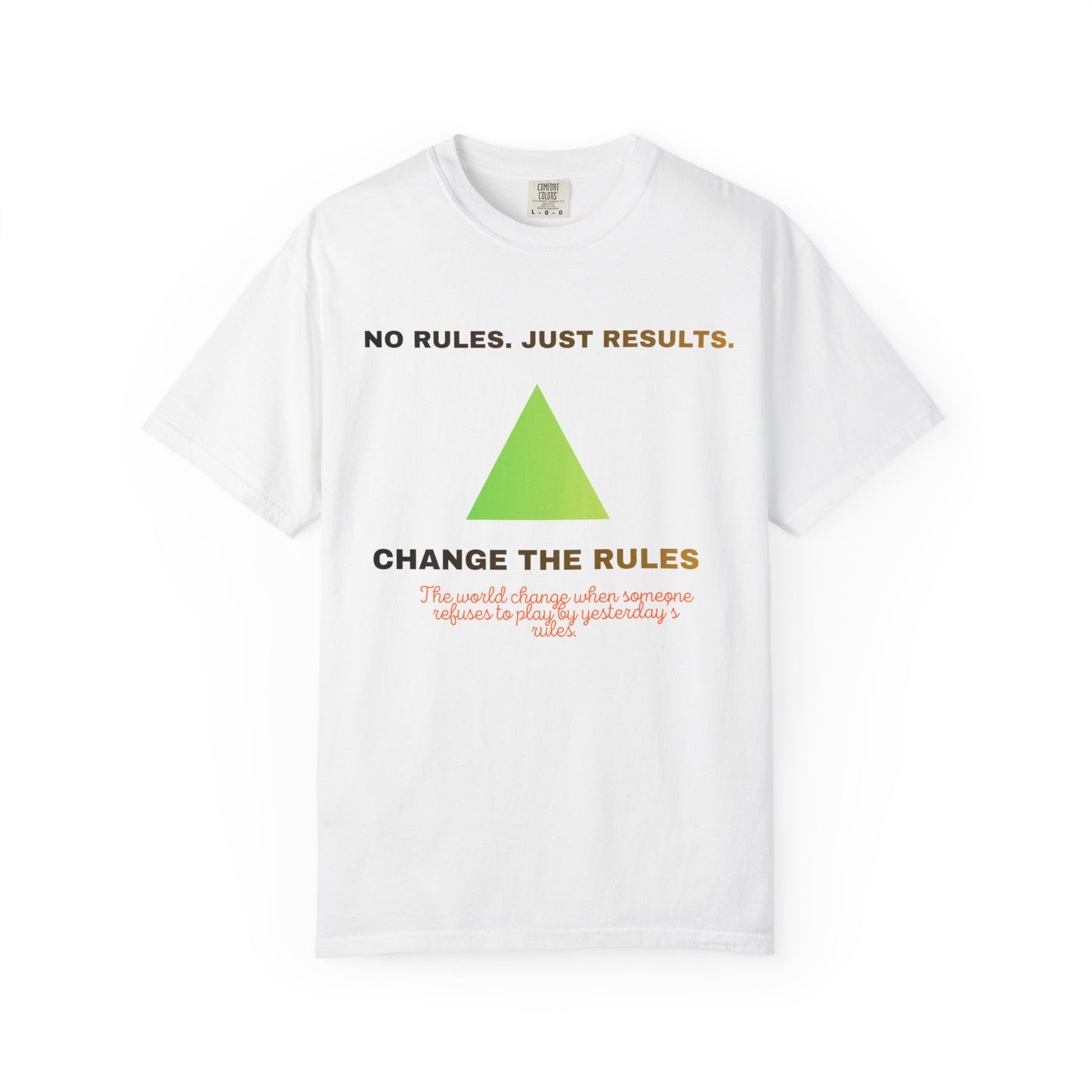 Motivational Graphic T-Shirt — “Change the Rules / Rise Above the Ordinary”