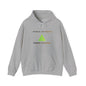 Hoodie — "Change the Rules" Minimal Green Pyramid Motivational Hoodie