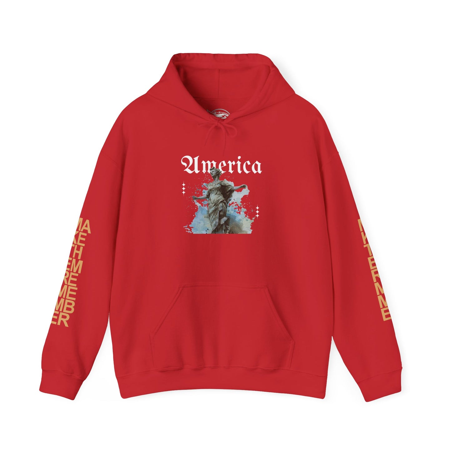 Statue of Liberty Watercolor Hoodie - Patriotic NYC Landmark Sweatshirt