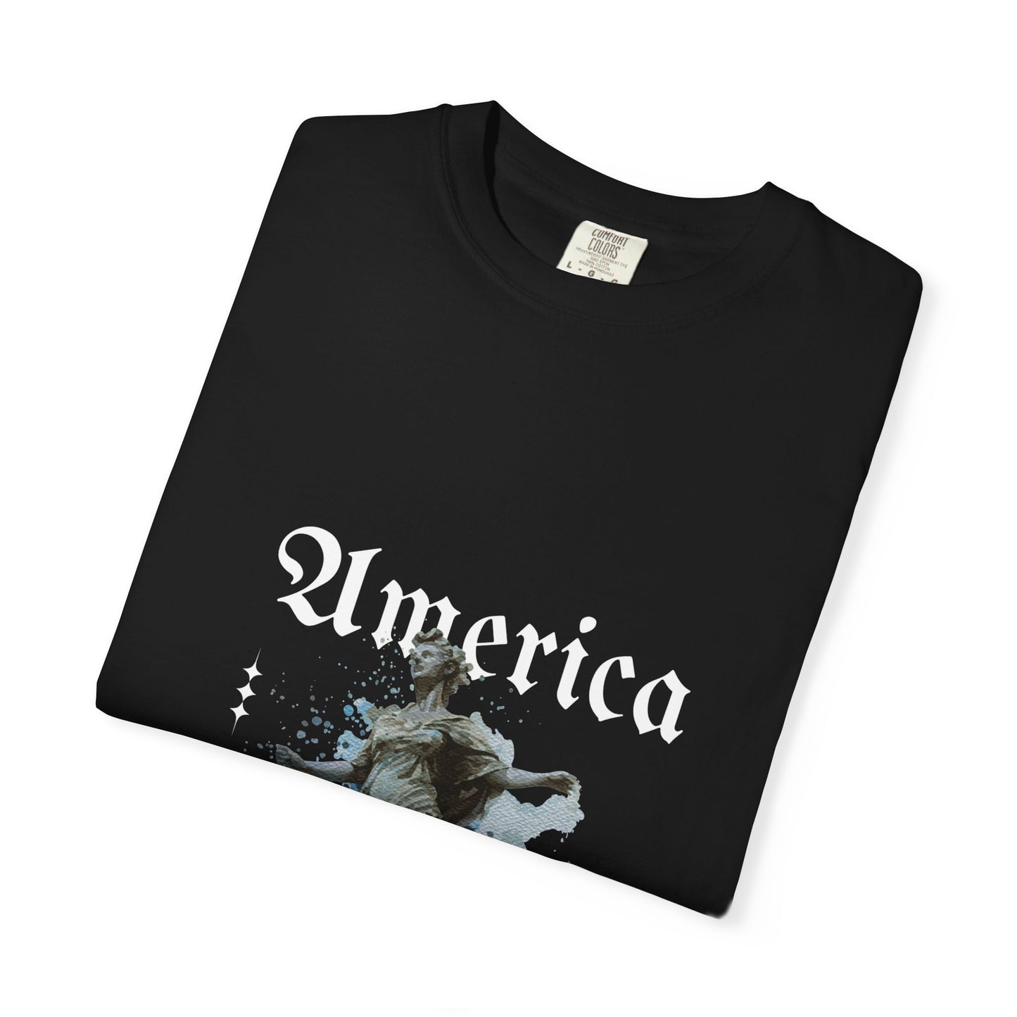 Statue Watercolor T‑Shirt — 'Leave a Mark' Inspirational Tee