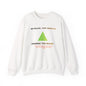 Crewneck Sweatshirt — “No Rules. Just Results. Change the Rules” Motivational Triangle Design