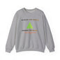 Crewneck Sweatshirt — “No Rules. Just Results. Change the Rules” Motivational Triangle Design