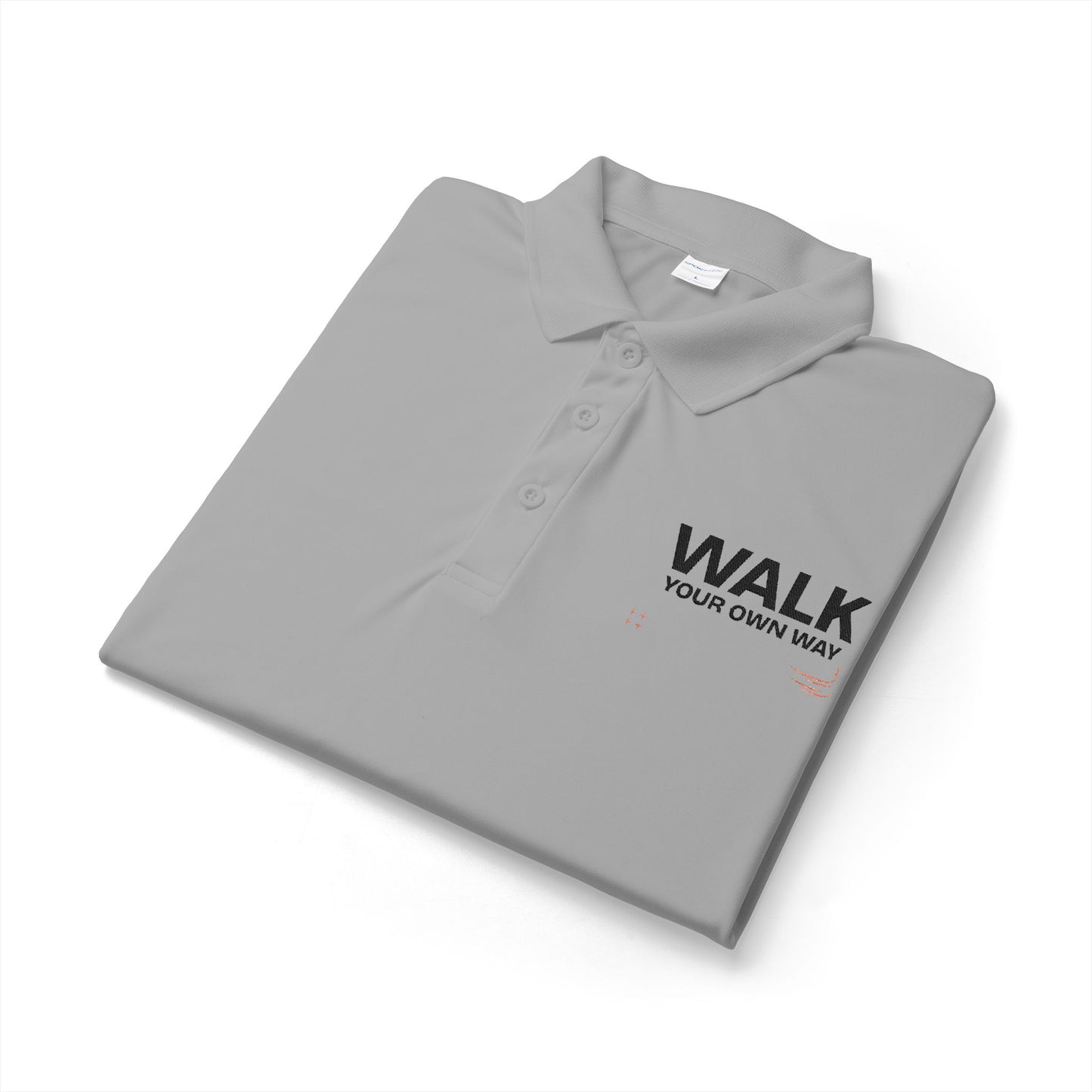 Motivational Walking Fundraiser Golf Polo for Men & Women