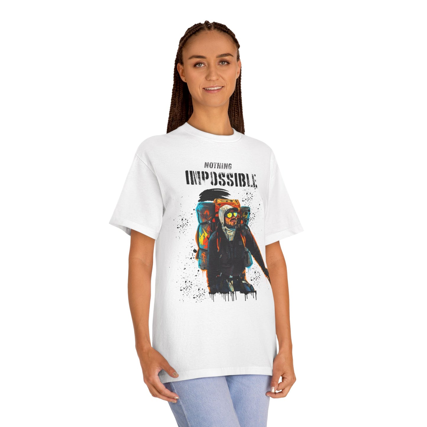 Nothing Impossible Backpack Graphic Tee