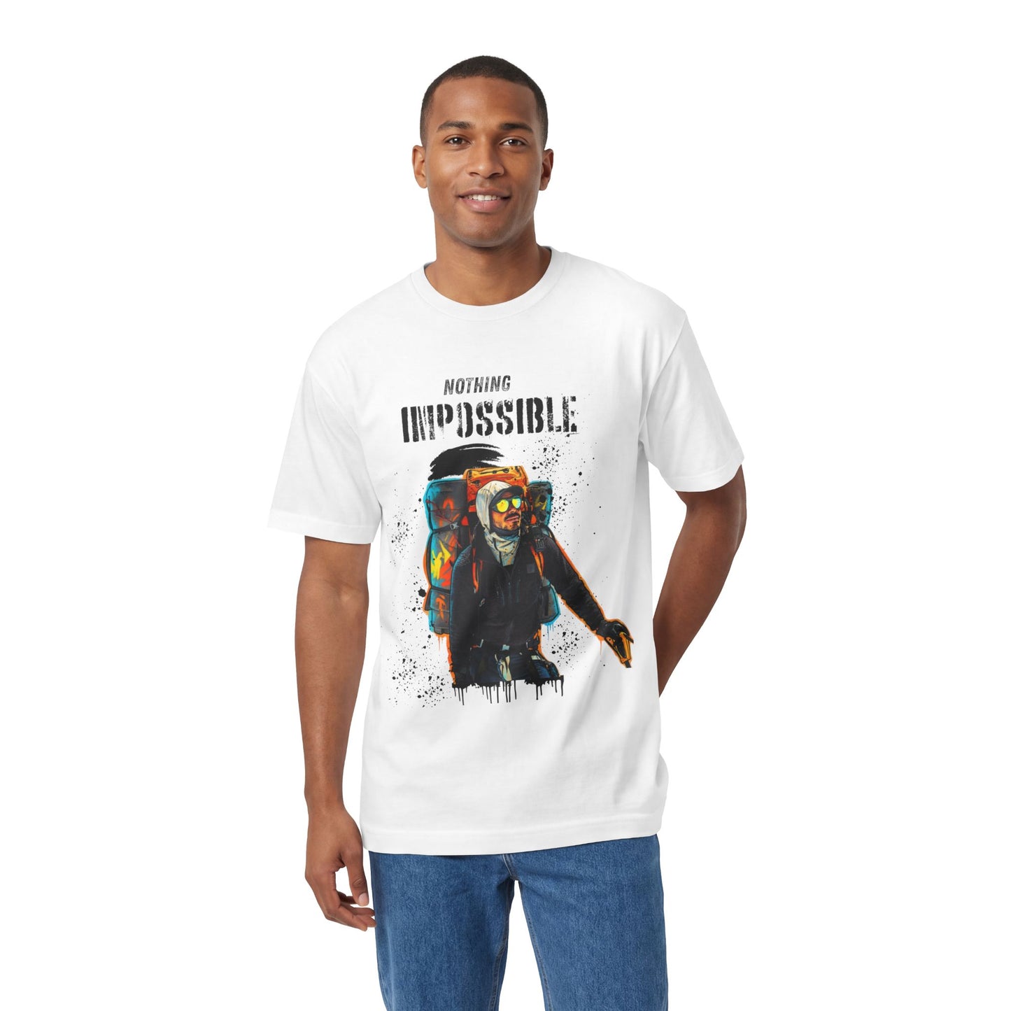 Nothing Impossible Backpack Graphic Tee