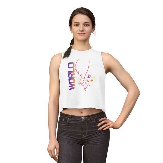 Women's World Together Crop Top