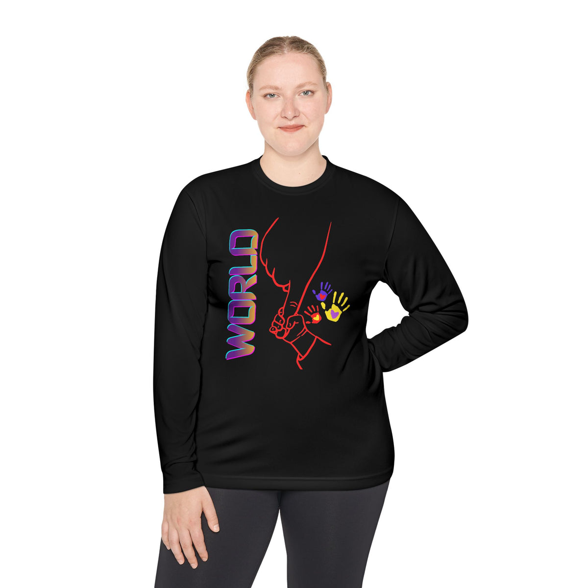 Mother & Children World Graphic Long Sleeve Tee