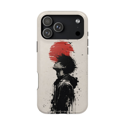 Red Horizon Phone Case