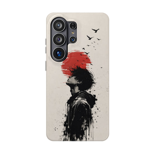 Red Horizon Phone Case