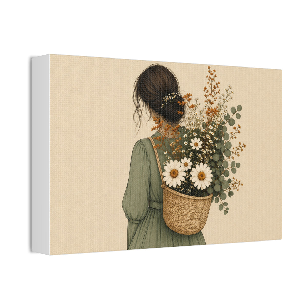 Golden Daisy Art