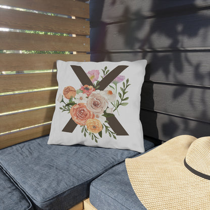 Bloom & Letter Pillow