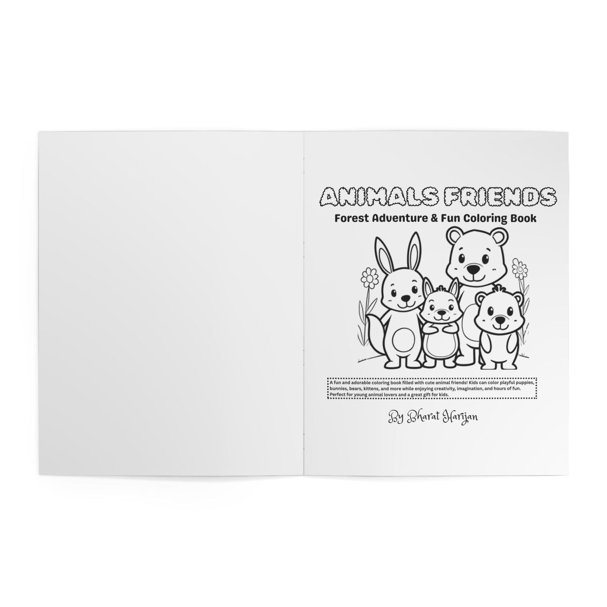 Animal Friends Coloring Book