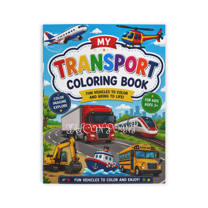 Transport Coloring Book for Kids