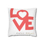 LOVE Throw Pillow | Heart Design Home Decor – Cozy Accent for Every Room