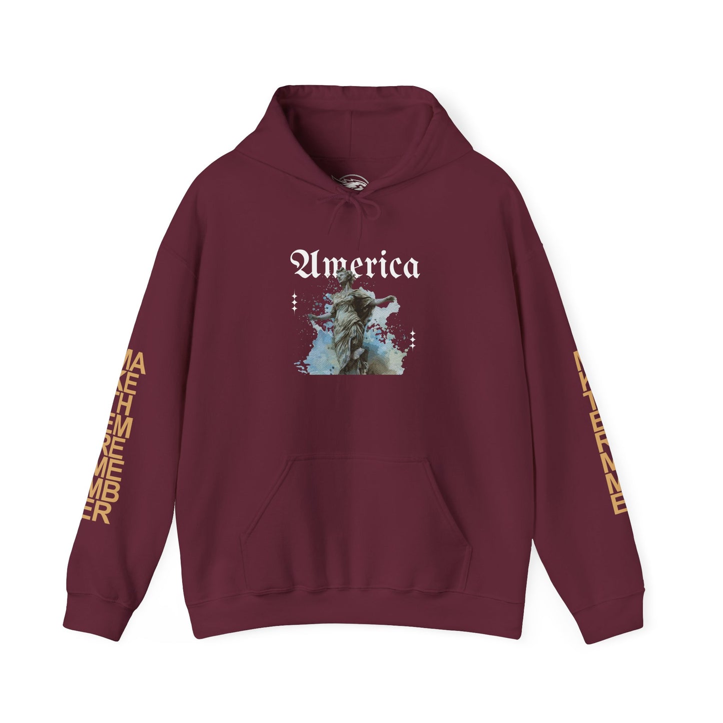 Statue of Liberty Watercolor Hoodie - Patriotic NYC Landmark Sweatshirt