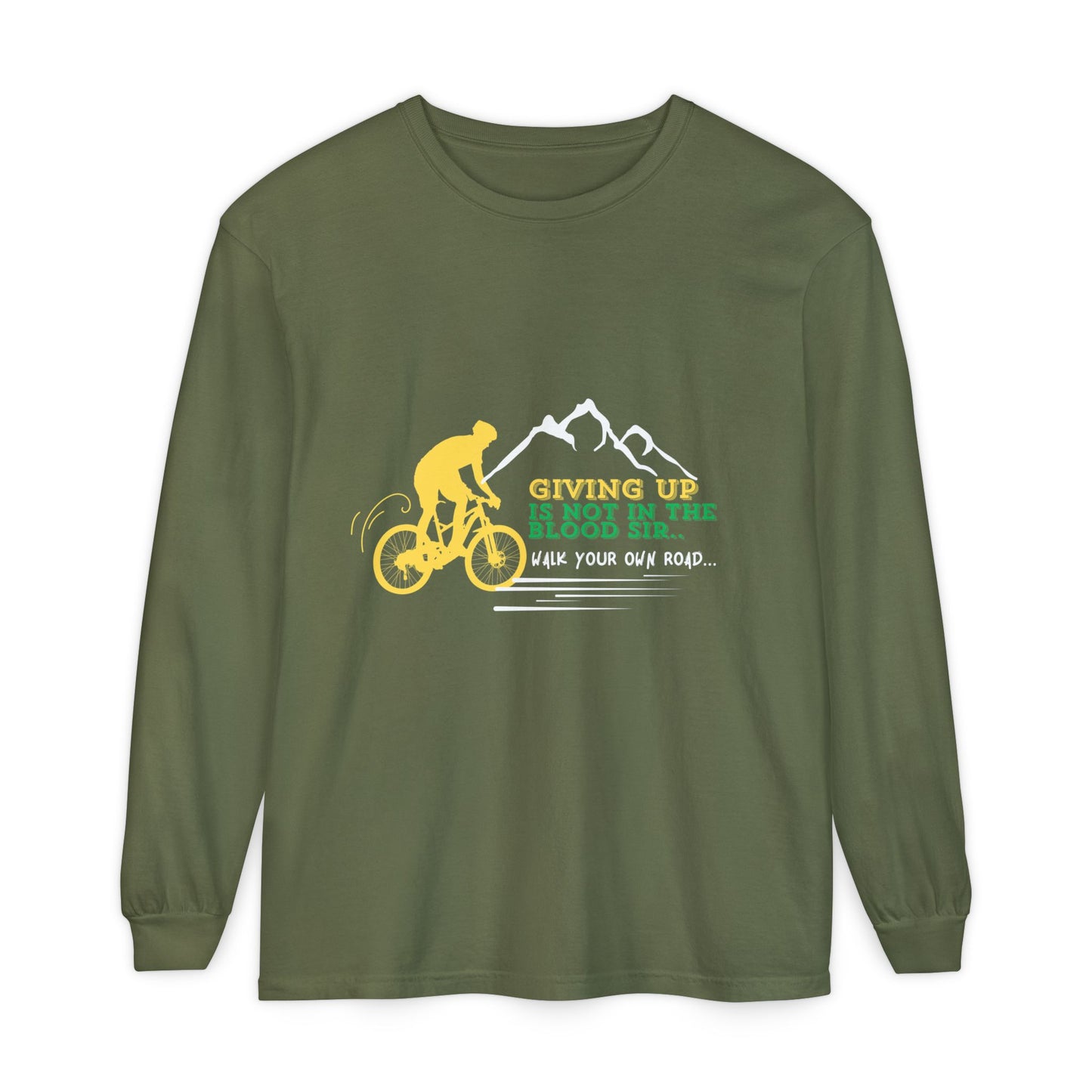 Bike Rider Mountain Graphic Tee