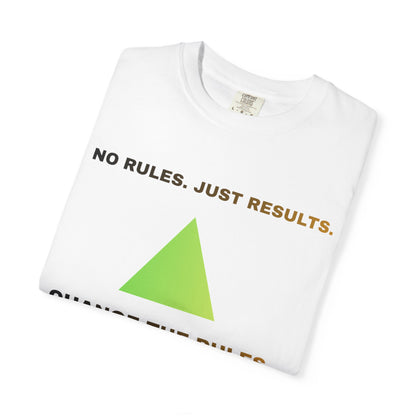 Motivational Graphic T-Shirt — “Change the Rules / Rise Above the Ordinary”