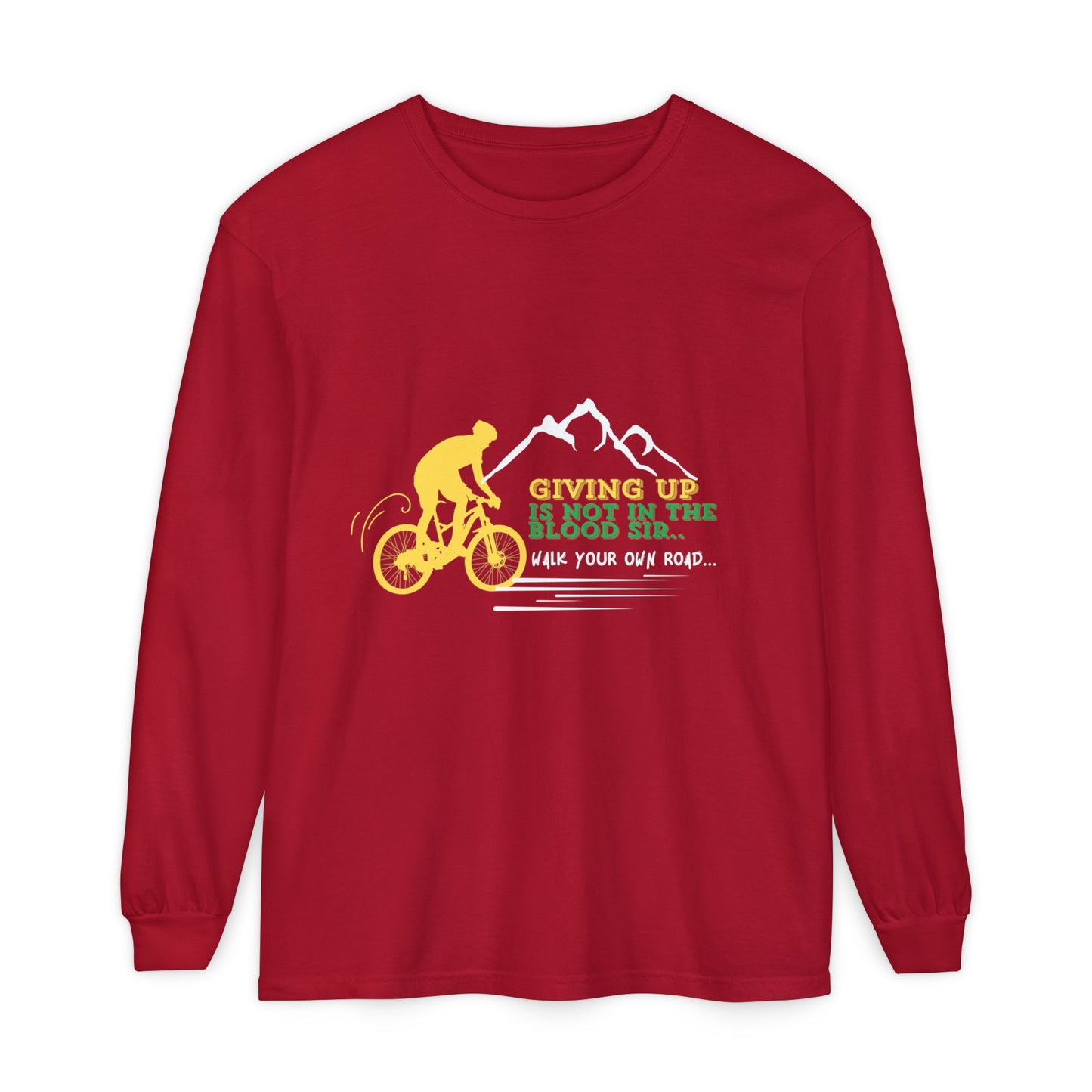 Bike Rider Mountain Graphic Tee