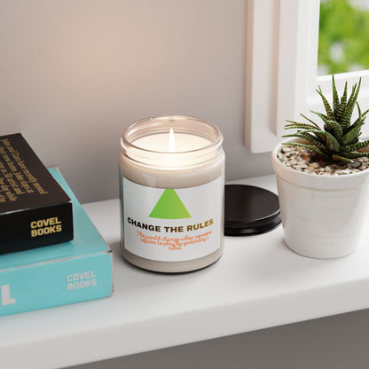 Change The Rules Soy Candle — 9oz Motivational Scented Candle