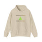 Hoodie — "Change the Rules" Minimal Green Pyramid Motivational Hoodie