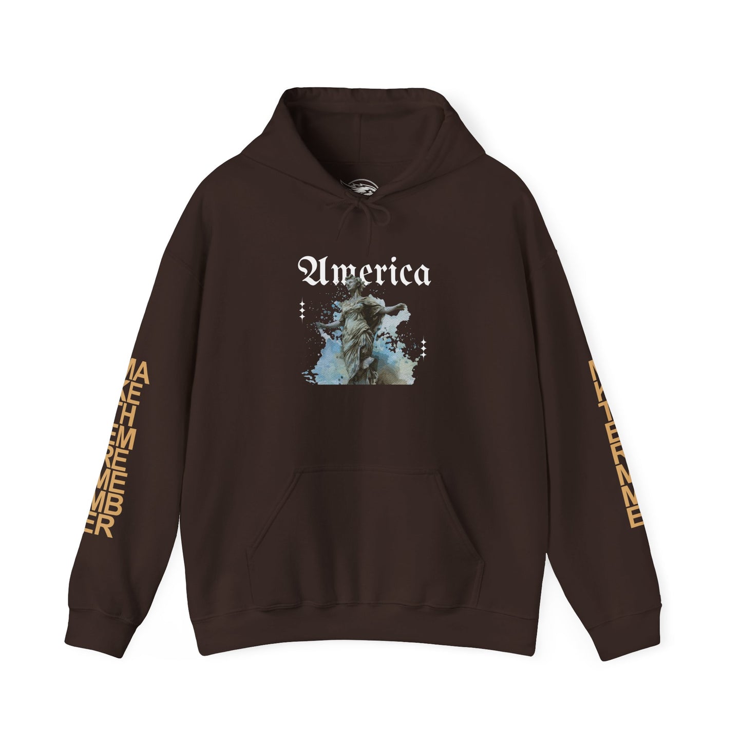 Statue of Liberty Watercolor Hoodie - Patriotic NYC Landmark Sweatshirt