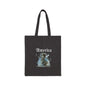 Canvas Tote Bag - Watercolor Tree Forest Illustration Eco Grocery Bag