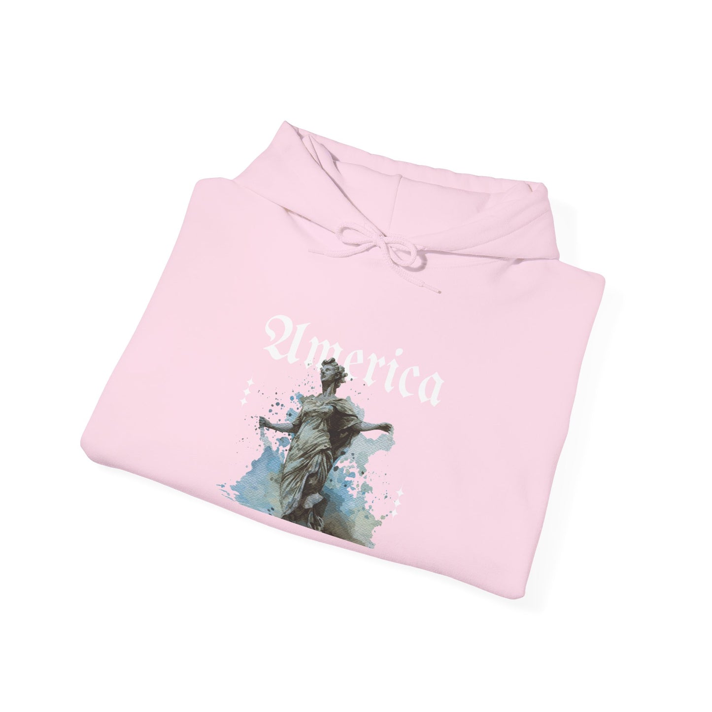 Statue of Liberty Watercolor Hoodie - Patriotic NYC Landmark Sweatshirt