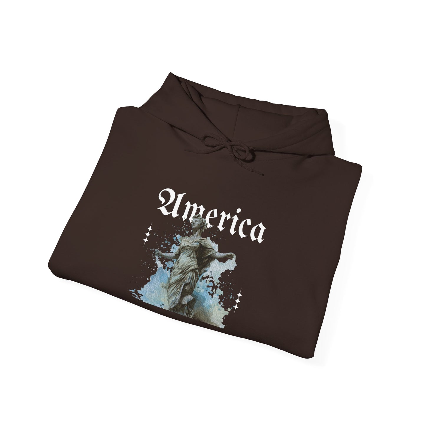 Statue of Liberty Watercolor Hoodie - Patriotic NYC Landmark Sweatshirt