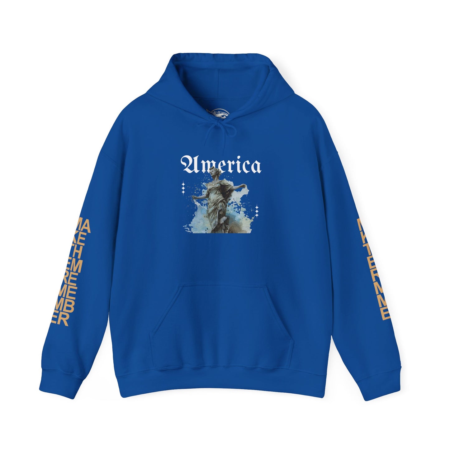 Statue of Liberty Watercolor Hoodie - Patriotic NYC Landmark Sweatshirt