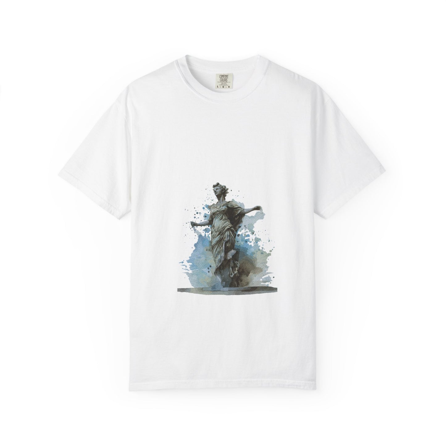 Statue Watercolor T‑Shirt — 'Leave a Mark' Inspirational Tee