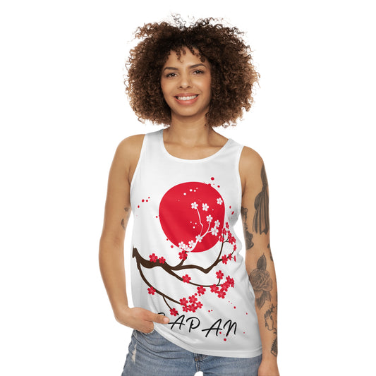 Japan Cherry Blossom Tank Top